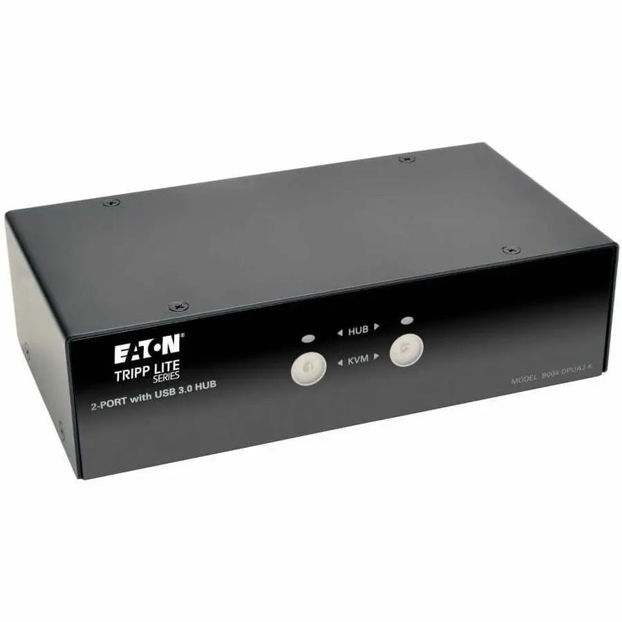 Eaton Corporation Tripp Lite B004-DPUA2-K 2-Port DisplayPort KVM Switch with Audio & USB 3.0 Hub