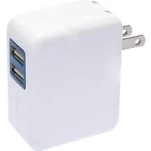 4XEM 2 Port USB Wall Charger (Part Number: 4XUSBCHARGER2) for iPad, iPhone, and USB Devices