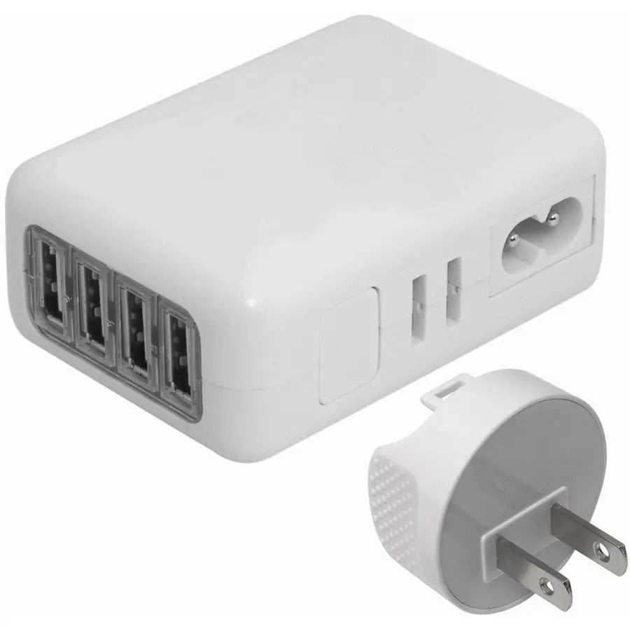 4XEM 4 Port USB Wall Charger with 2.1A Power Output for Apple Devices (Part Number: 4XUSBCHARGER4)