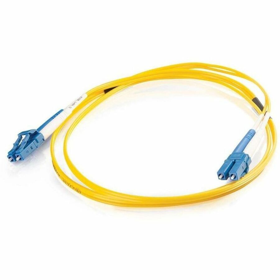 Legrand Group C2G 8JD481 Fiber Optic Patch Cable for Gigabit Ethernet – LC to LC, Single-Mode, Yellow