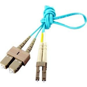 Axiom Memory Solutions LC/SC BENDnFLEX Silver MMD OM4 50/125 Plenum Bend Insensitive Fiber 70m