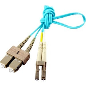 Axiom Memory Solutions LC/SC BENDnFLEX Platinum MMD OM4 50/125 Fiber Optic Cable – 9m, Bend-Insensitive, Plenum Rated, TAA Compliant