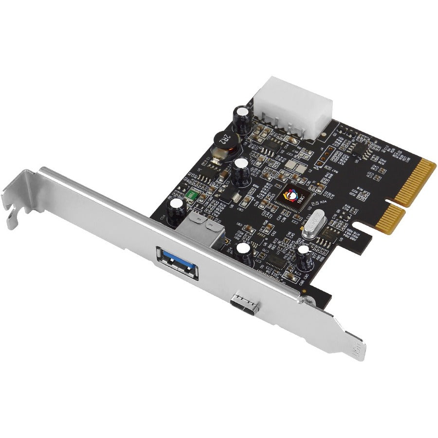 SIIG USB 3.1 2-Port PCIe Host Adapter - Type-A and Type-C for High-Speed Data Transfer