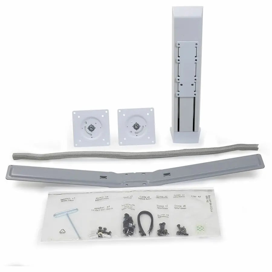 Ergotron WorkFit Dual Monitor Kit – White (Part No. 97-934-062)