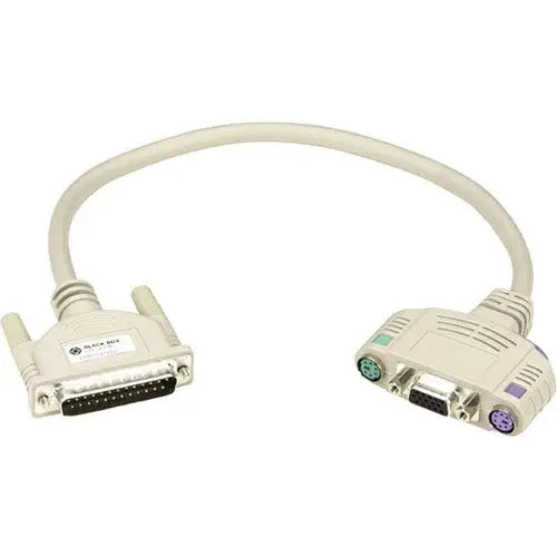 Black Box EHN154A-0010 KVM Cable for BlackBox ServSwitch with VGA, PS/2, and Analog Audio Support
