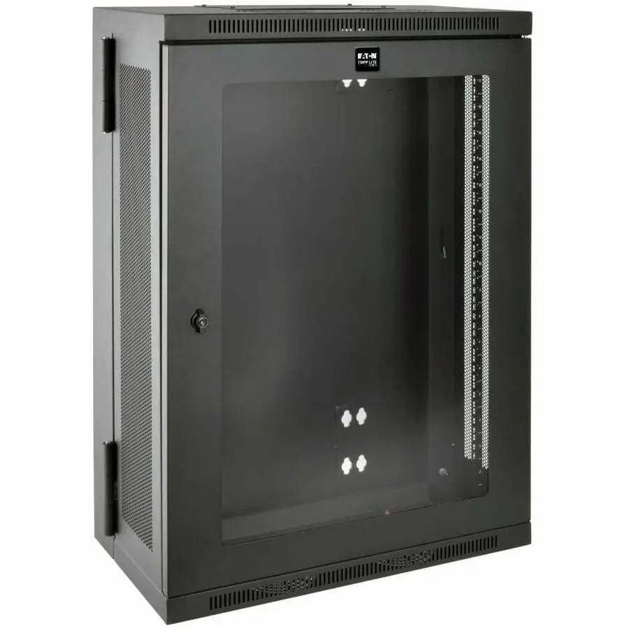 Eaton Tripp Lite Series SRW18US13G 18U Wall-Mount Low-Profile Network Rack Enclosure with Clear Acrylic Door