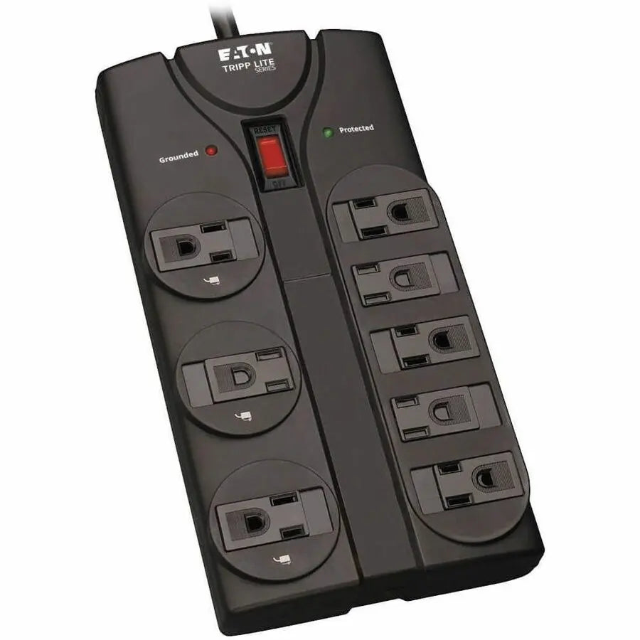 Eaton Corporation Tripp Lite Protect It! TLP808B 8-Outlet Surge Protector with 8 ft. Cord and 1440 Joules Protection