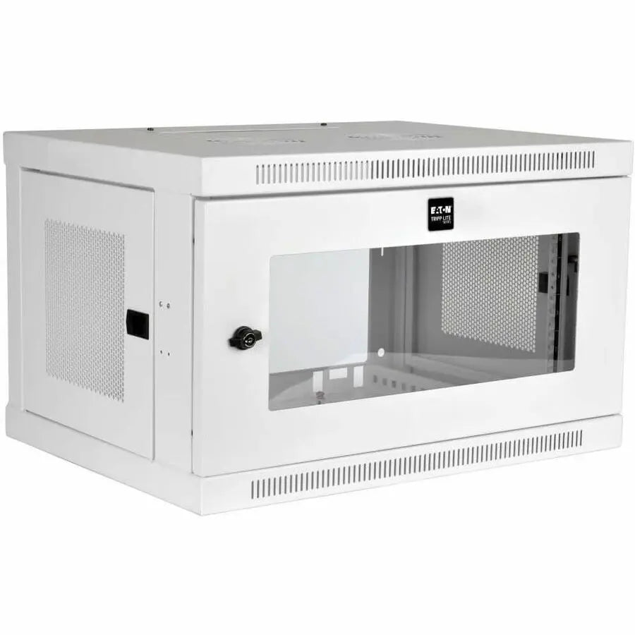 Eaton Corporation Tripp Lite SRW6UWG SmartRack 6U Wall-Mount Rack Enclosure with Clear Acrylic Window in White