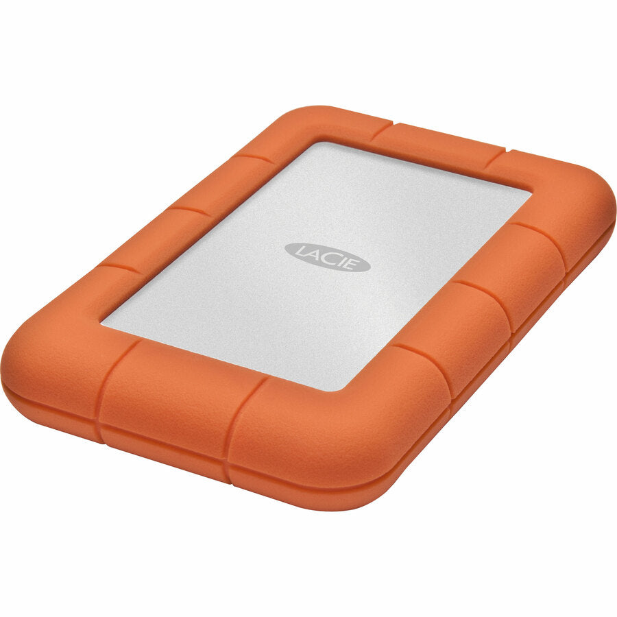 Seagate Technology LaCie Rugged Mini 1TB Portable External Hard Drive - 2.5 inch USB 3.0, Silver