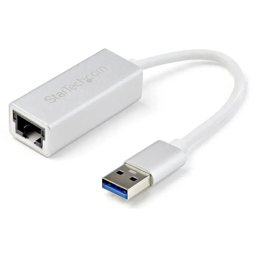 StarTech.com USB 3.0 to Gigabit Ethernet Adapter - Silver for MacBook, Chromebook, and Tablets by STARTECH.COM
