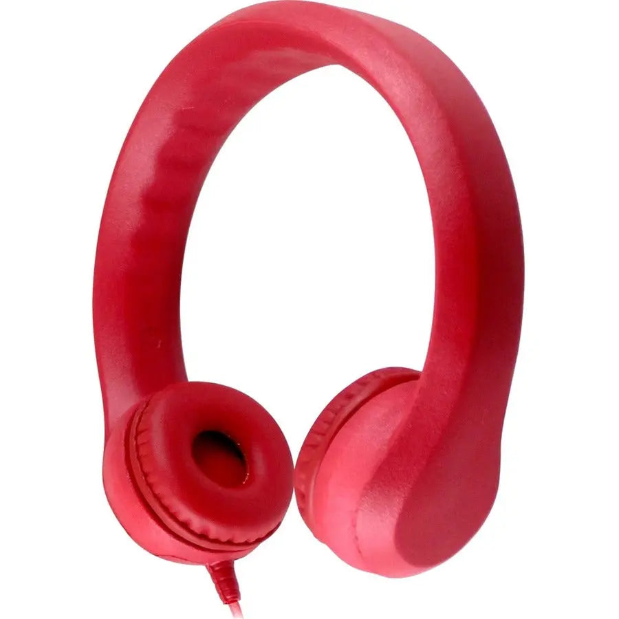 Hamilton Buhl Flex Phones Foam Headphones with 3.5mm Plug – Red