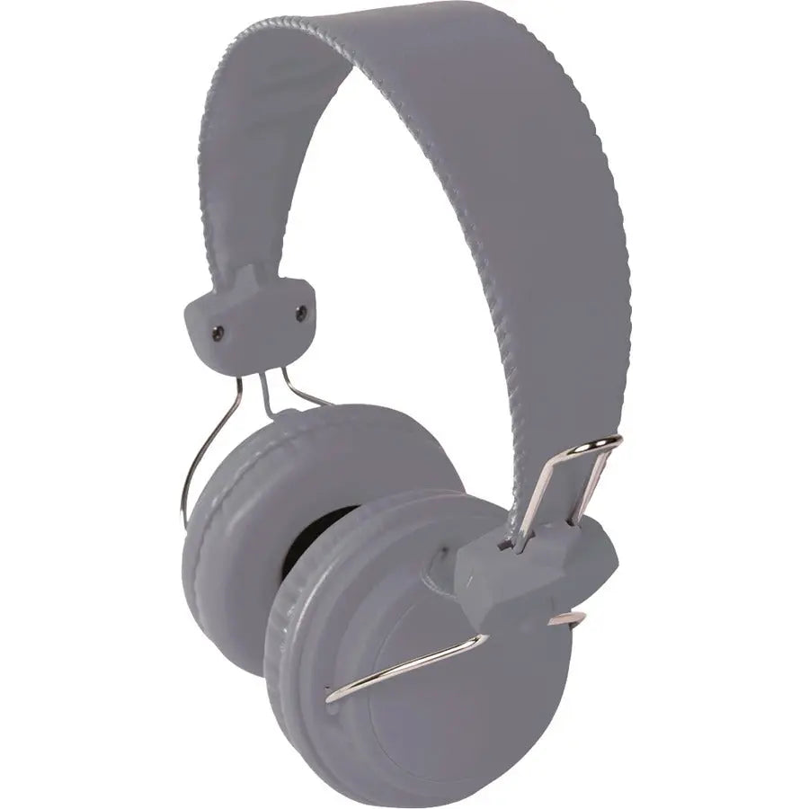 Hamilton Buhl FV-GRY Headset with In-Line Microphone – Gray, Circumaural Design for Classroom & Personal Use