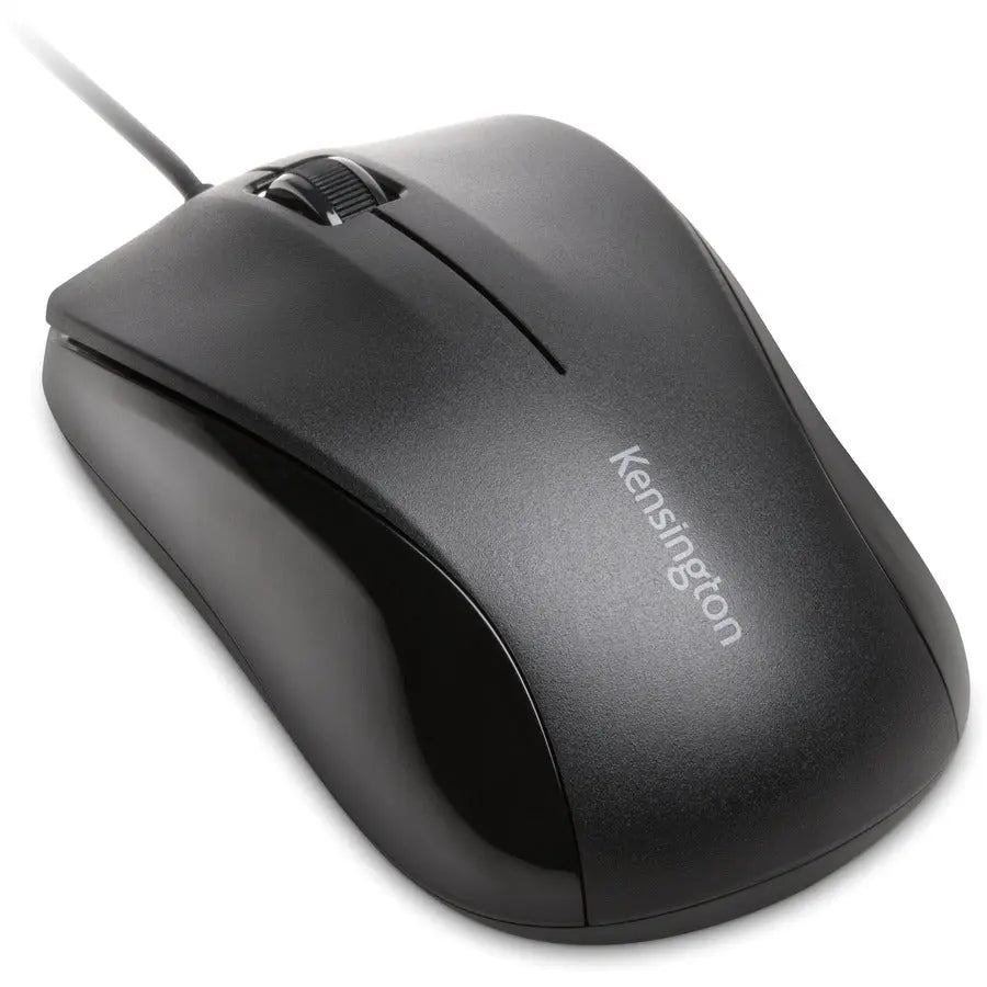 Kensington Mouse for Life USB Three-Button Mouse – Comfortable Contoured Design with Optical Sensor