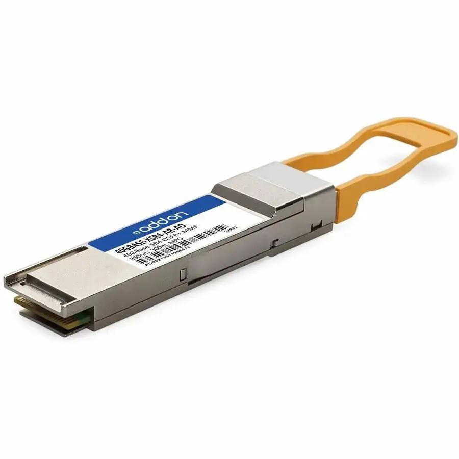 AddOn 40GBASE-XSR4-AR-AO QSFP+ Module for 40Gbps Multi-Mode Fiber Connectivity by ADDON