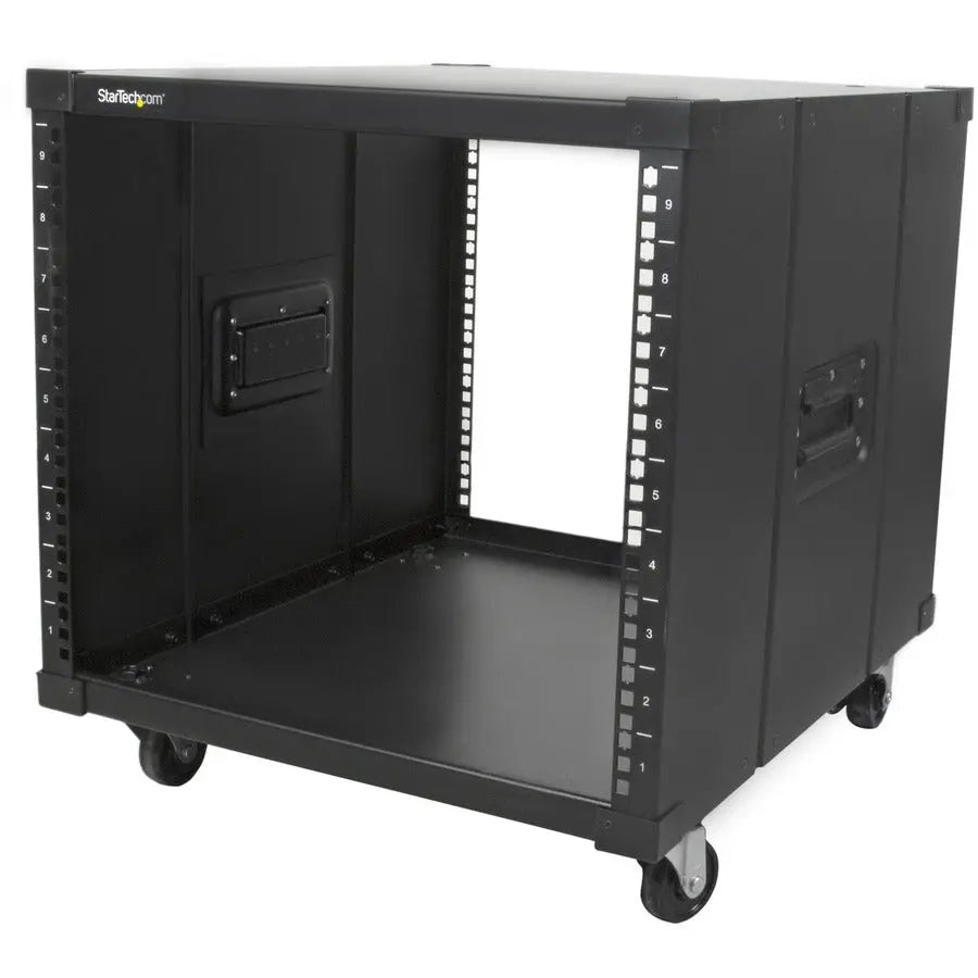 StarTech.com RK960CP Portable 9U Server Rack with Handles and Casters