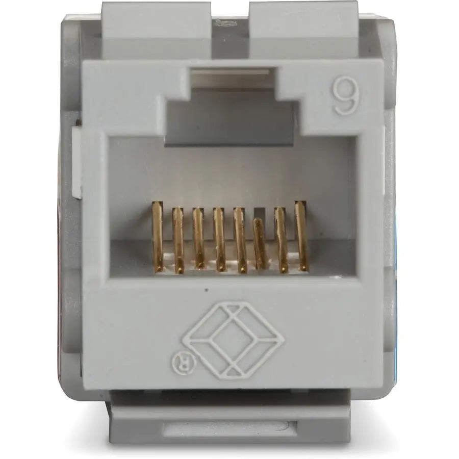 Black Box Corporation FMT633-R3 Gray Unshielded CAT6 Keystone Jack with 110 Punchdown - TAA Compliant