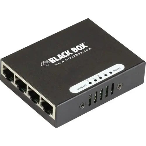 Black Box Corporation LGB304AE USB-Powered Gigabit 4-Port Ethernet Switch with EU Power Supply