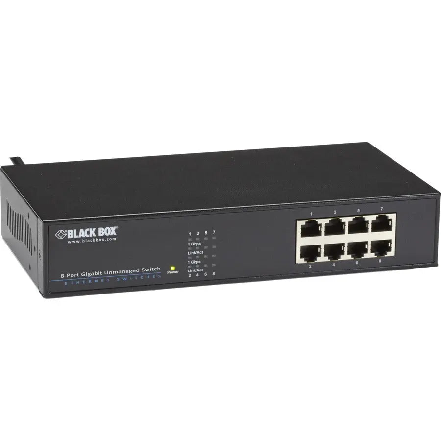 Black Box LGB408A-R2 Gigabit Ethernet Switch for Small Networks and Office Environments