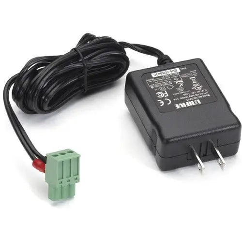 Black Box LES300 Series Power Supply (LES302A) - 12 VDC AC Adapter with US Plug for Industrial Serial Device Servers