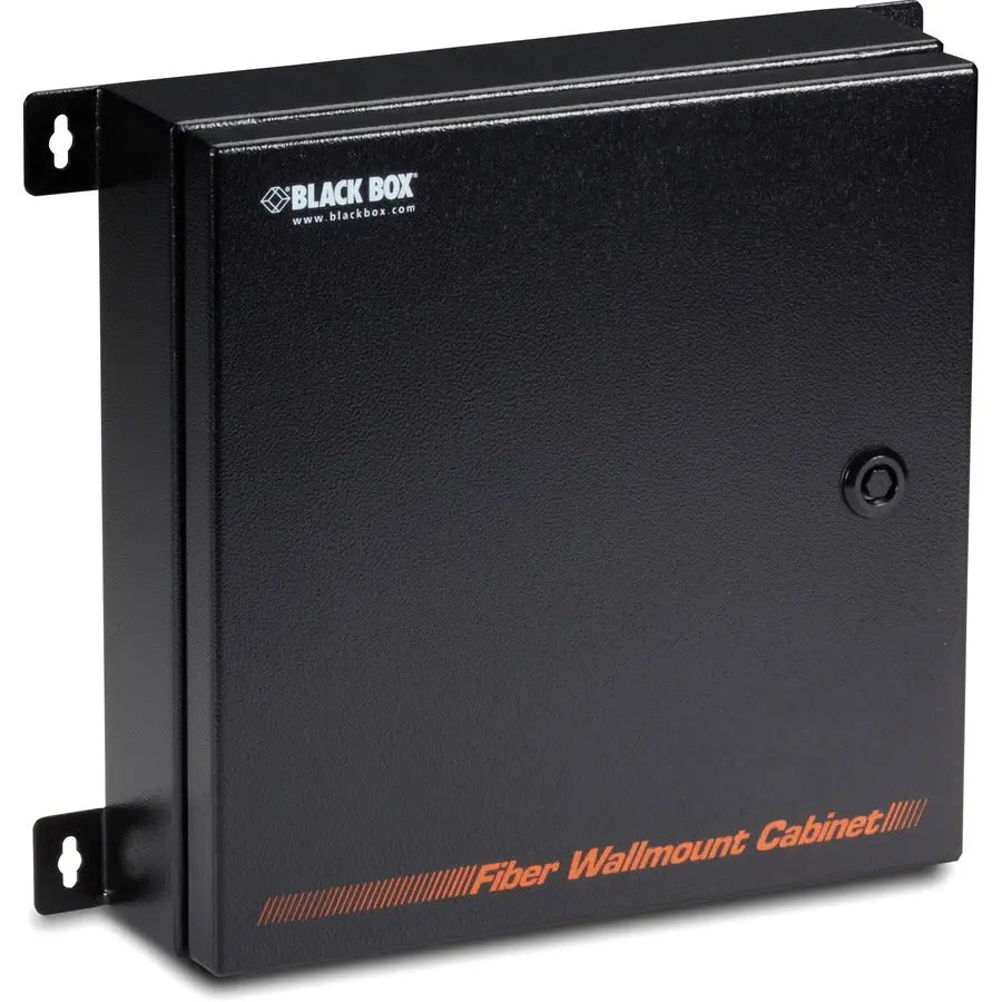Black Box JPM4002A NEMA-Rated Fiber Splice Tray Wallmount Enclosure for Fiber Optic Cables