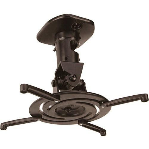 Amer Universal Projector Ceiling Mount - Black, Supports up to 30 lbs, Adjustable & Angle-Free Tilt