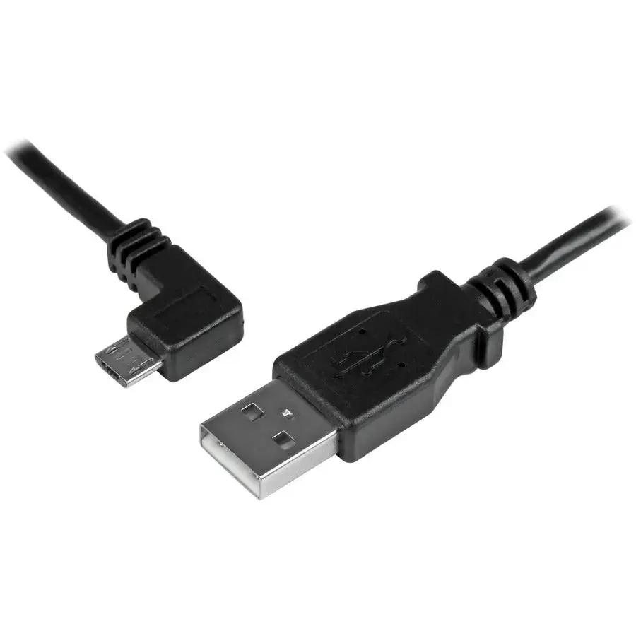 StarTech.com 2m (6 ft) Left-Angle Micro-USB Charge and Sync Cable with 24 AWG Wire by StarTech.com