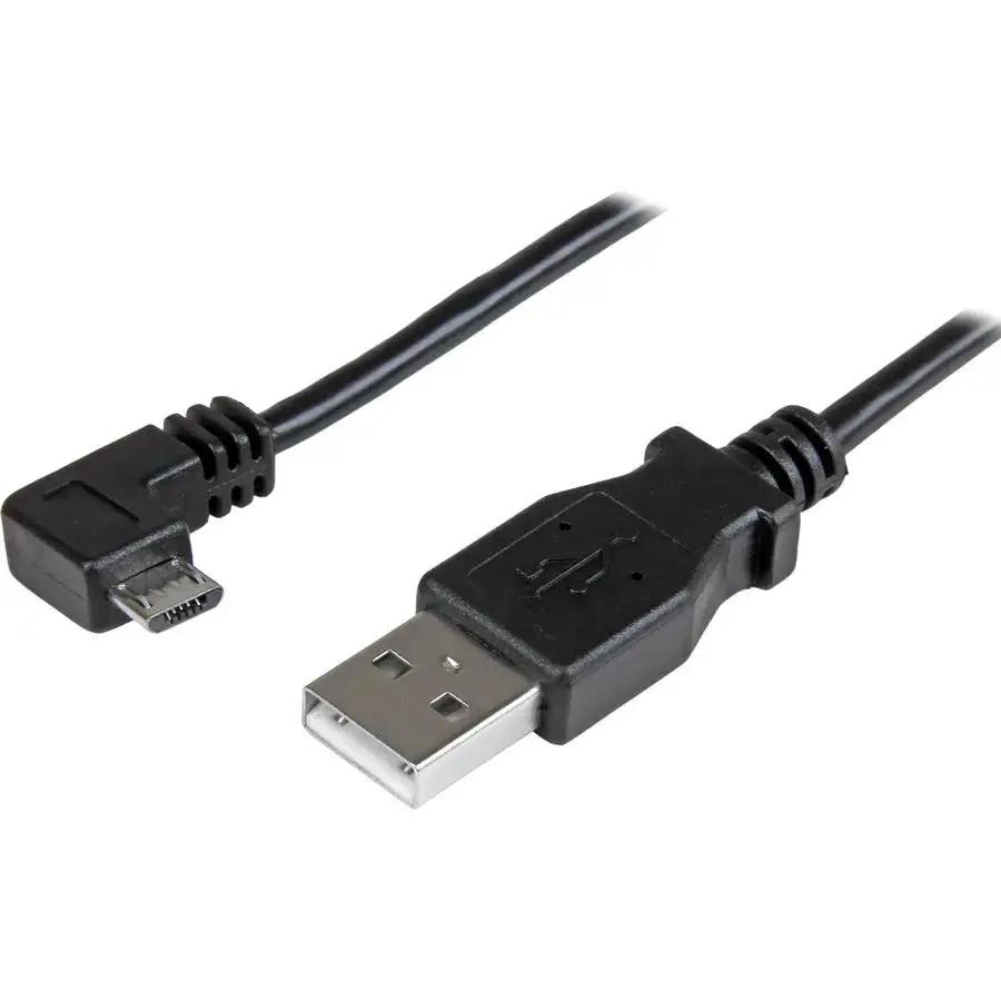 StarTech.com USBAUB2MRA 6ft Right-Angle Micro-USB Charge and Sync Cable by STARTECH.COM