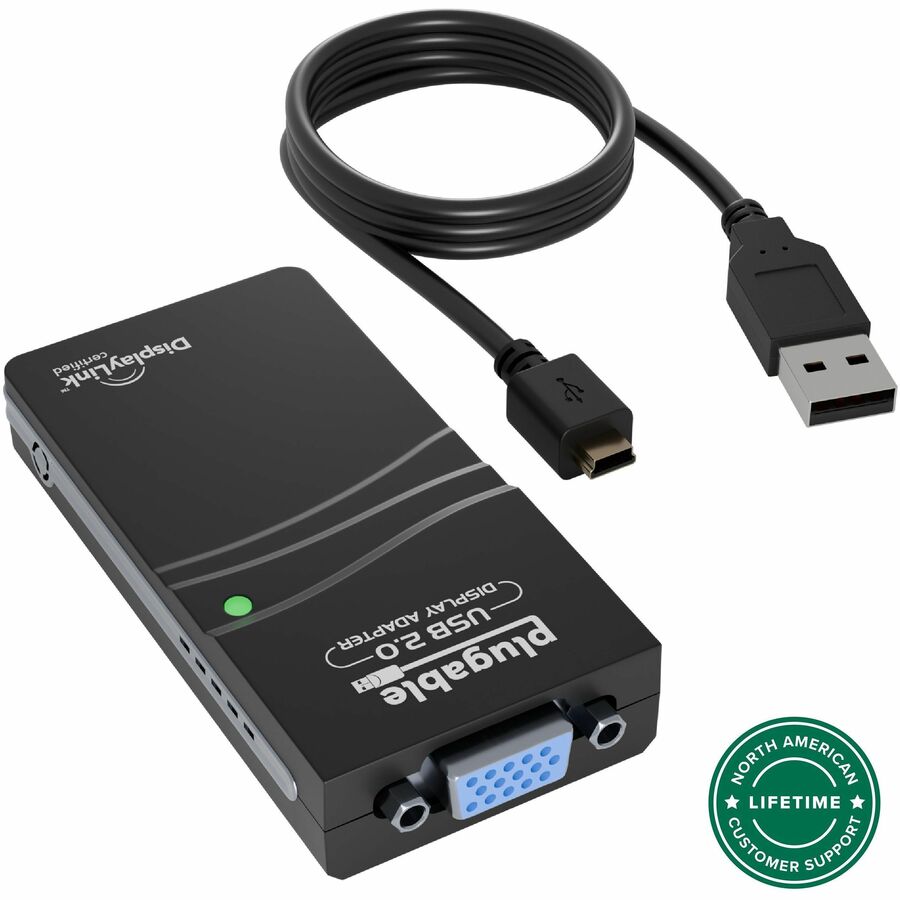 Plugable USB-VGA-165 USB 2.0 to VGA DisplayLink Graphics Adapter