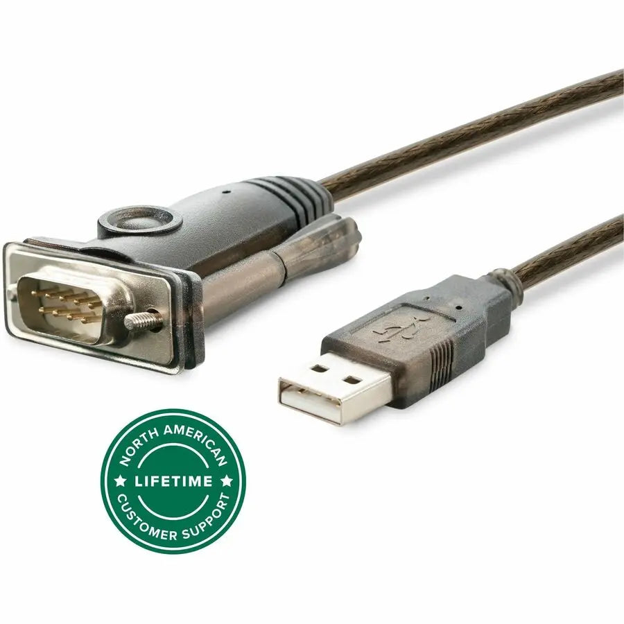 Plugable PL2303-DB9 USB to Serial Adapter – RS-232 Data Transfer Cable for Windows, Mac, and Linux