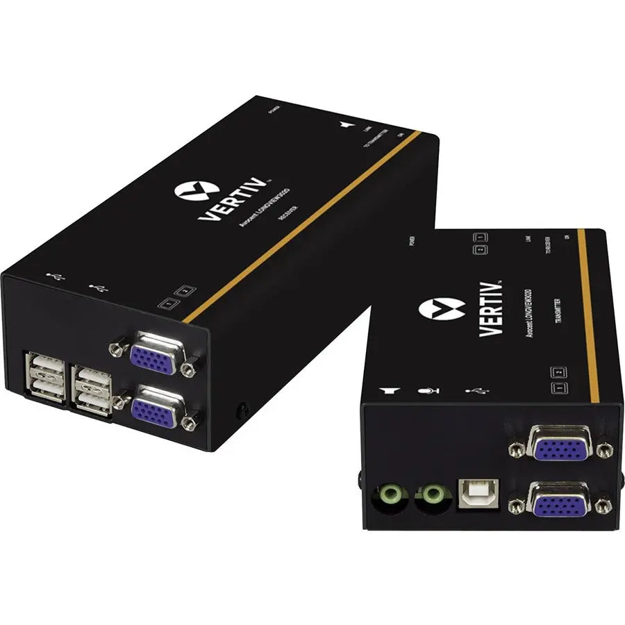 Vertiv Avocent LV3020 Dual VGA KVM Extender with USB and Audio – 1000 Feet Range