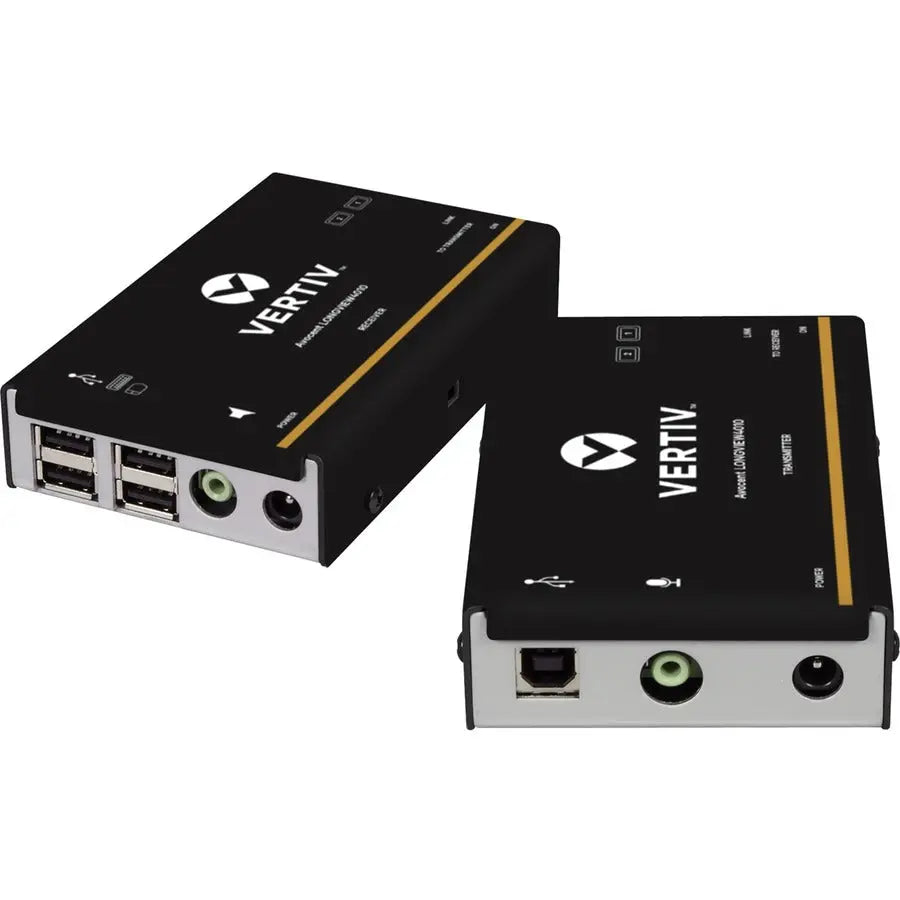 Vertiv Avocent LV4010P Single VGA KVM Extender for High-Resolution Video and USB Control
