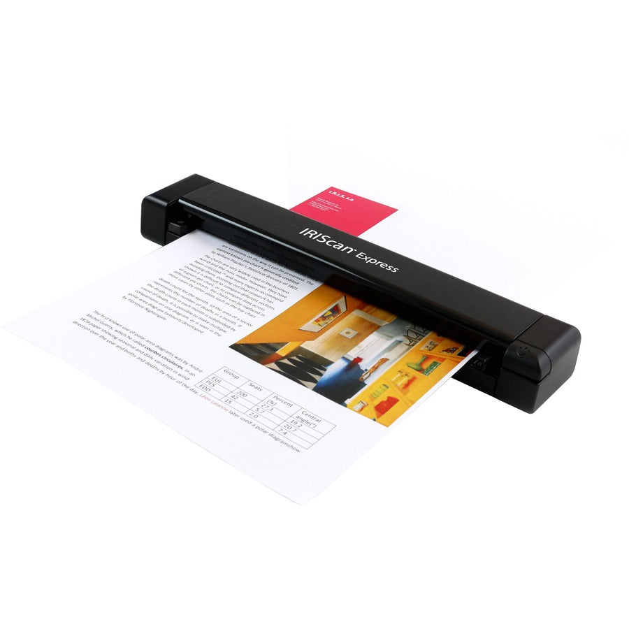 I.R.I.S. Inc IRIScan Express 4 Portable Sheetfed Scanner with Customizable Button