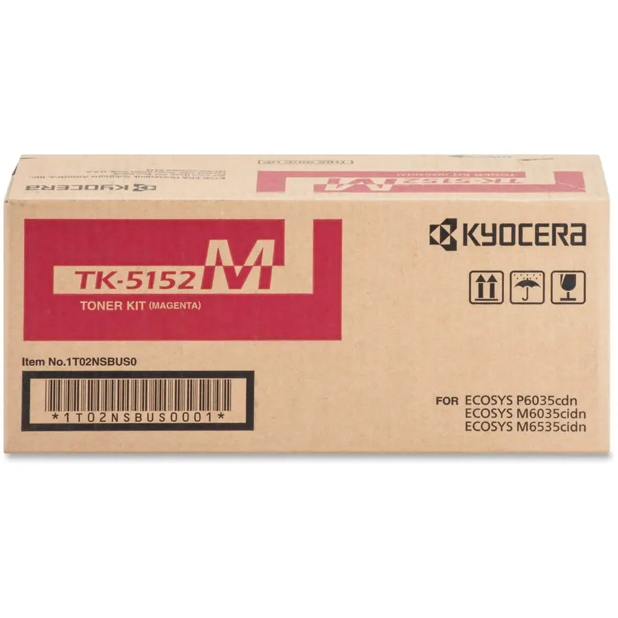 Kyocera TK-5152M Original Toner Cartridge for Kyocera Ecosys P6035CDN, M6035CIDN, and M6535CIDN