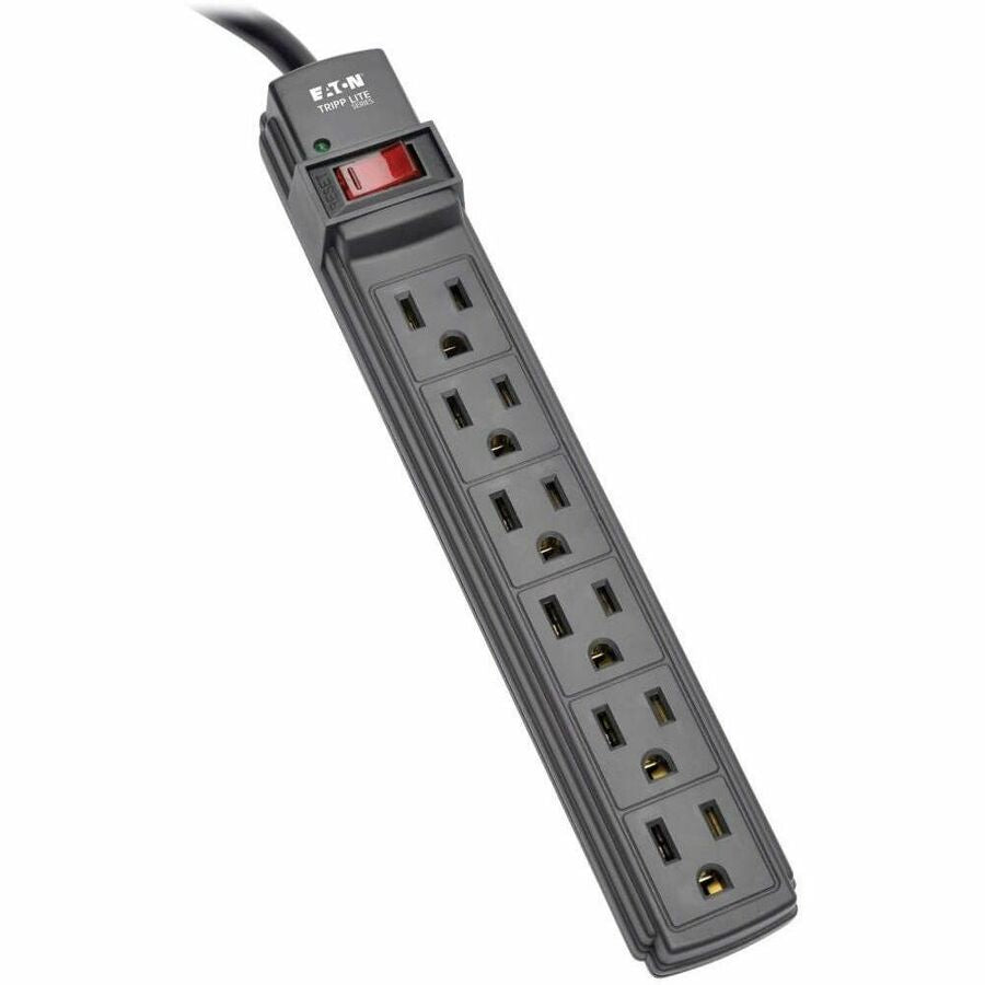 Eaton Corporation Power It! PS66B 6-Outlet Power Strip with 6 ft. Cord and Overload Protection