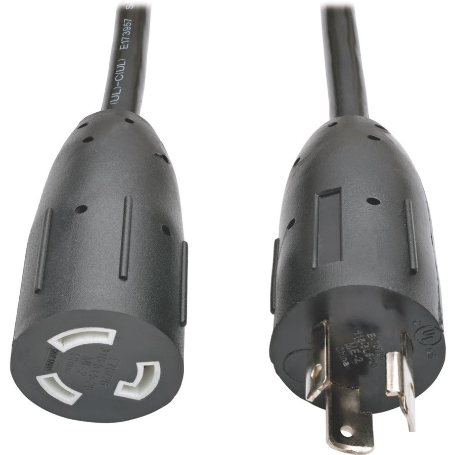 Tripp Lite by Eaton Power Extension Cord NEMA L5-20P to NEMA L5-20R- Heavy-Duty 20A 125V 12 AWG 6 ft. (1.83 m) Black Locking Connectors