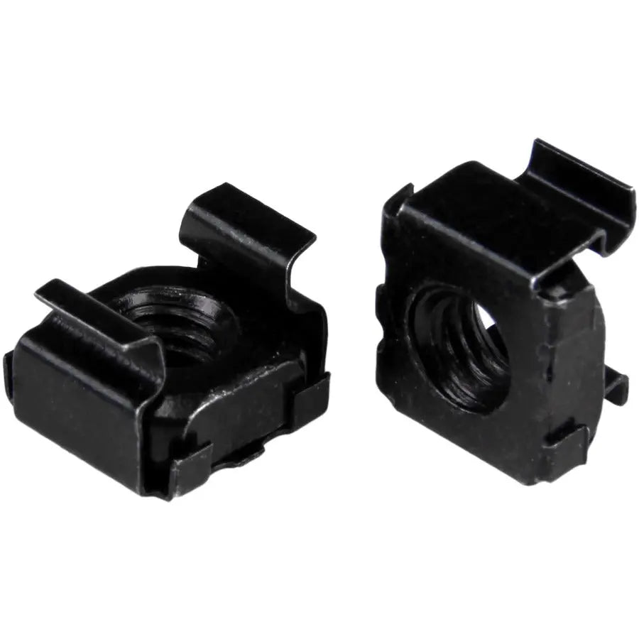 StarTech M5 Cage Nuts - 100 Pack for Server Racks and Cabinets, Black