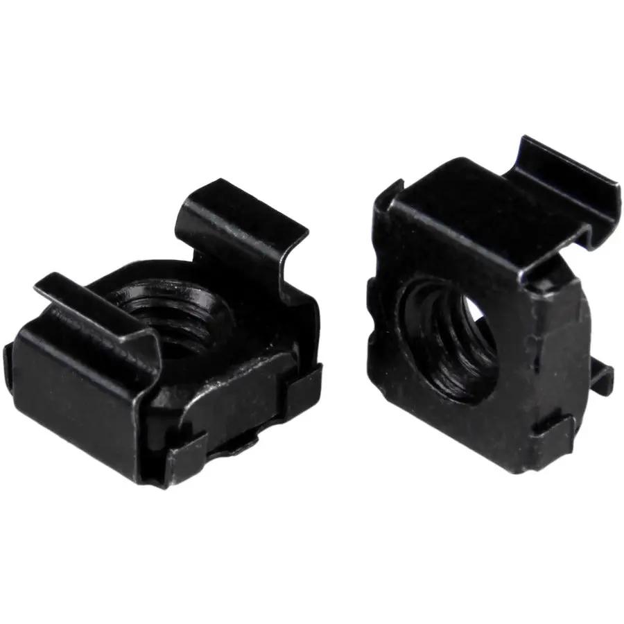 StarTech.com M5 Cage Nuts - 50 Pack for Server Racks and Cabinets, Black