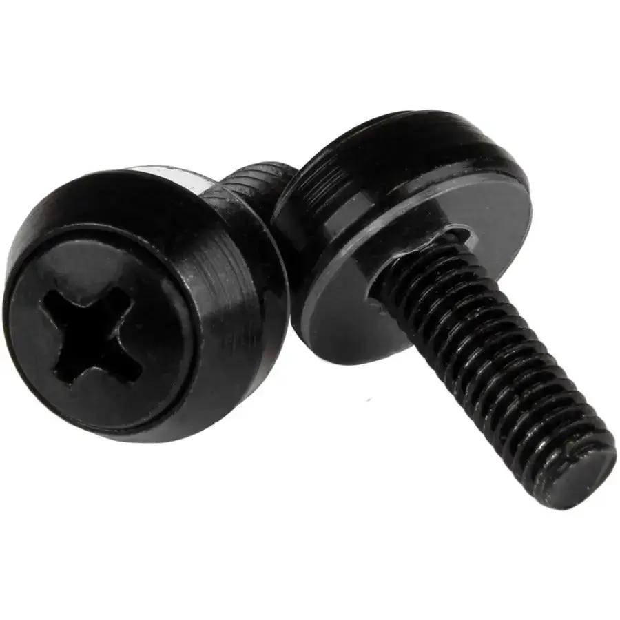 StarTech.com M5 Mounting Screws - 12mm, Black, 100 Pack - TAA Compliant Server Rack Hardware by STARTECH.COM