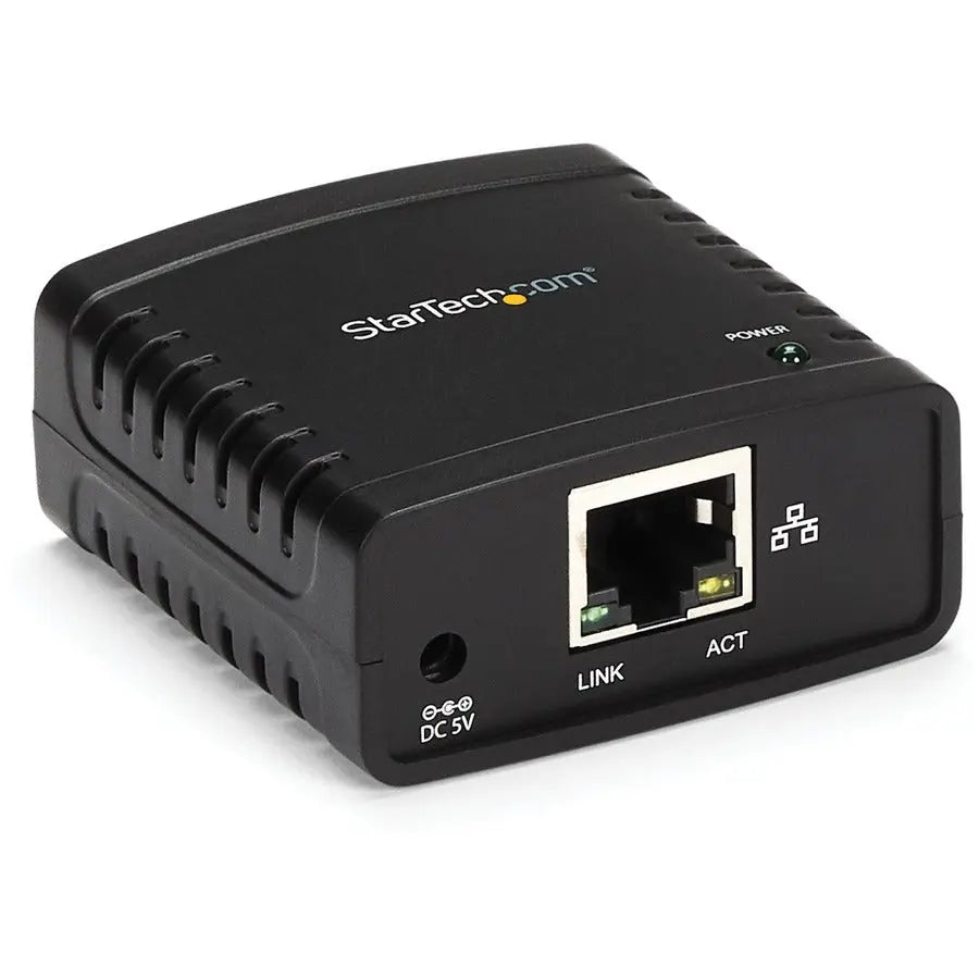 StarTech.com PM1115U2 10/100 Mbps Ethernet to USB 2.0 Network LPR Print Server