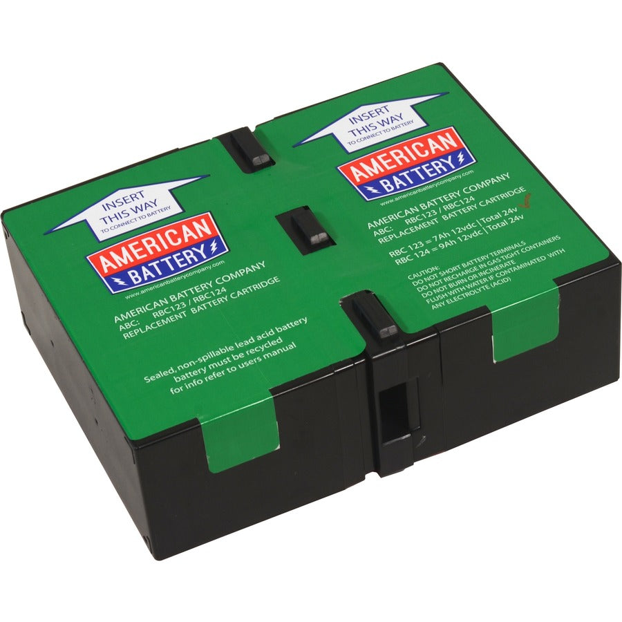 American Battery Company RBC123 UPS Replacement Battery for APC - 12V Lead-Acid Backup Power Pack
