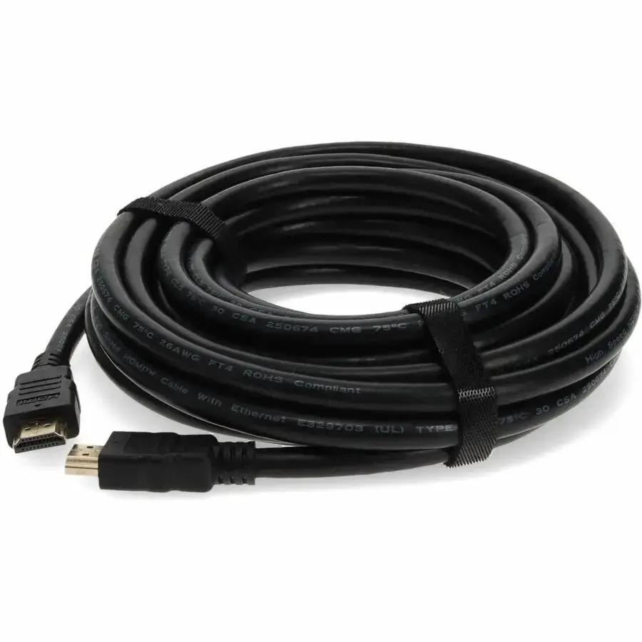 AddOn 5-Pack 35ft HDMI 1.4 Male to Male Black Cables with Ethernet Support by ADDON