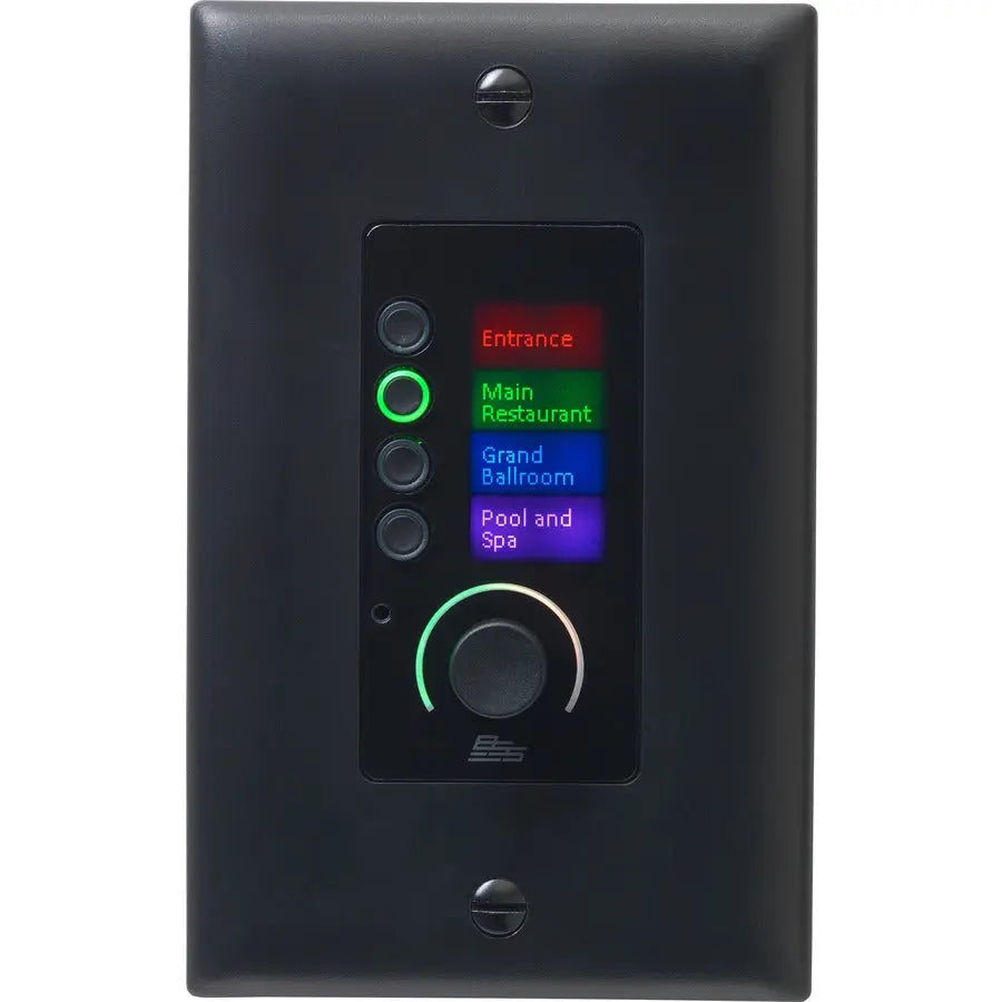 HARMAN PRO BSS EC-4BV Soundweb Contrio Ethernet Wall Controller with 4 Programmable Buttons and Volume Control