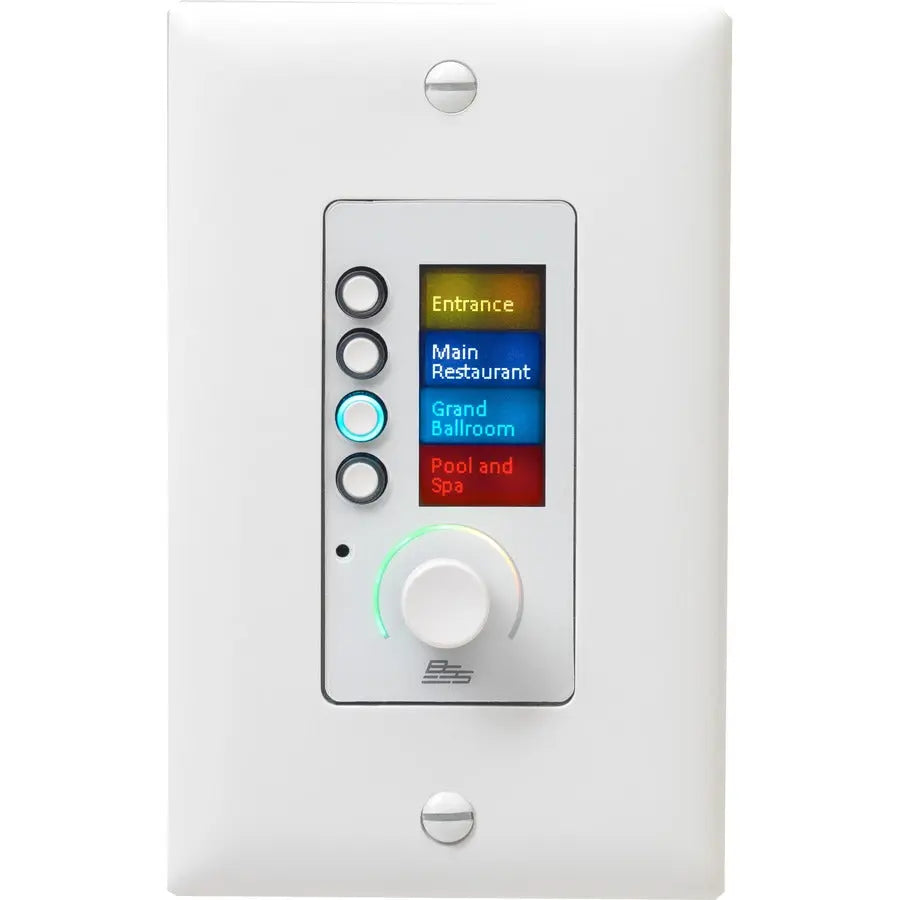 HARMAN PRO BSS Soundweb London EC-4BV Ethernet Wall Controller with 4 Buttons and Volume Control
