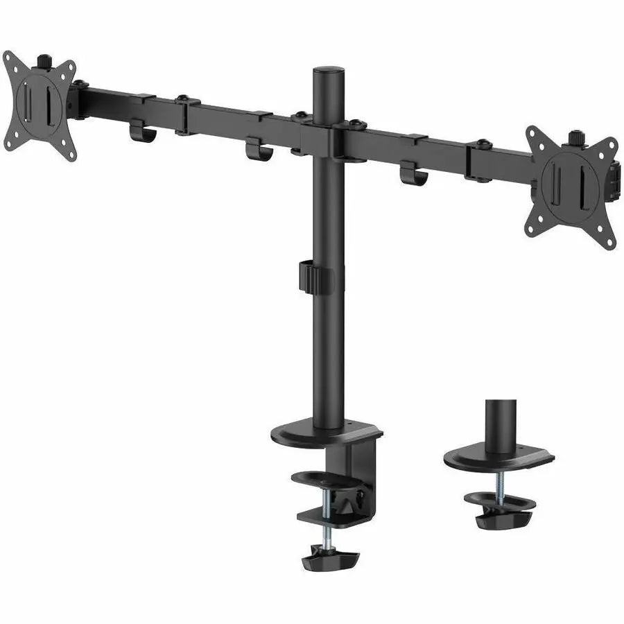 SIIG Dual Monitor Articulating Desk Mount - Fits 13 to 32 Inch Monitors, Max Load 19.8 lbs Each, VESA Compatible CE-MT1822-S1