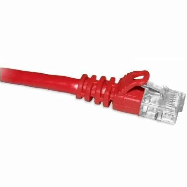 ENET Cat6a Red 3 Foot Patch Network Cable with Snagless Molded Boot (NSI Industries C6A-RD-3-ENC)