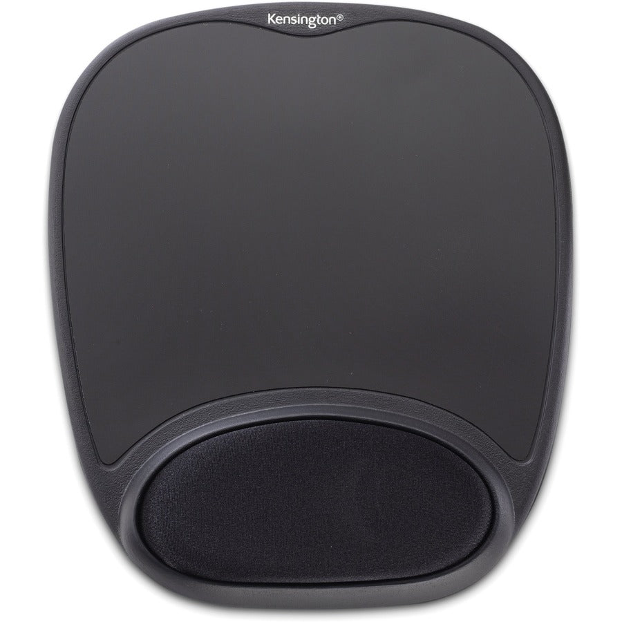 Kensington Comfort Gel Mouse Pad - Black with Wrist Support and Non-Skid Base