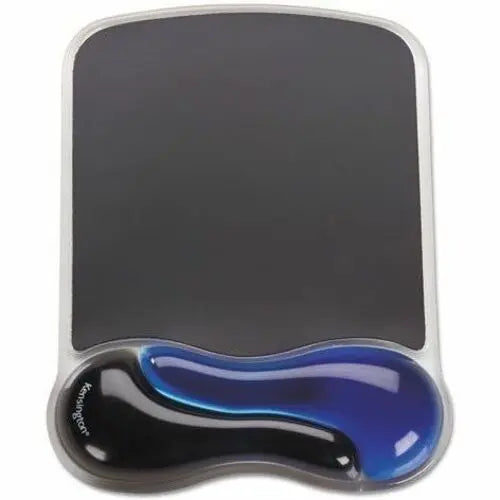 Kensington Duo Gel Mouse Pad Wrist Rest – Ergonomic Support with Cool Ventilation, Blue