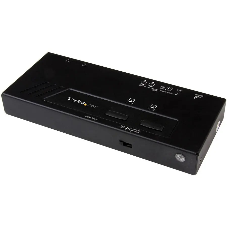 StarTech.com 2x2 HDMI Matrix Switch - 4K Ultra HD with Fast Switching and Auto-Sensing
