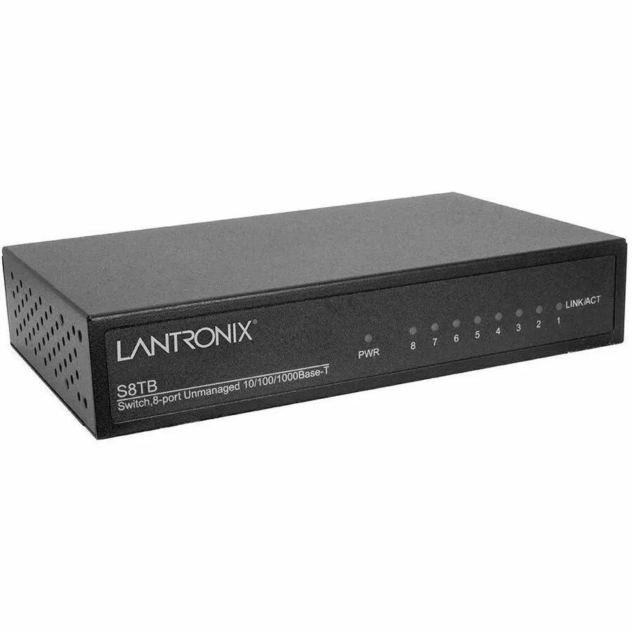 Transition Networks LANTRONIX S8TB-NA Unmanaged Ethernet Switch with 8 Gigabit Ports