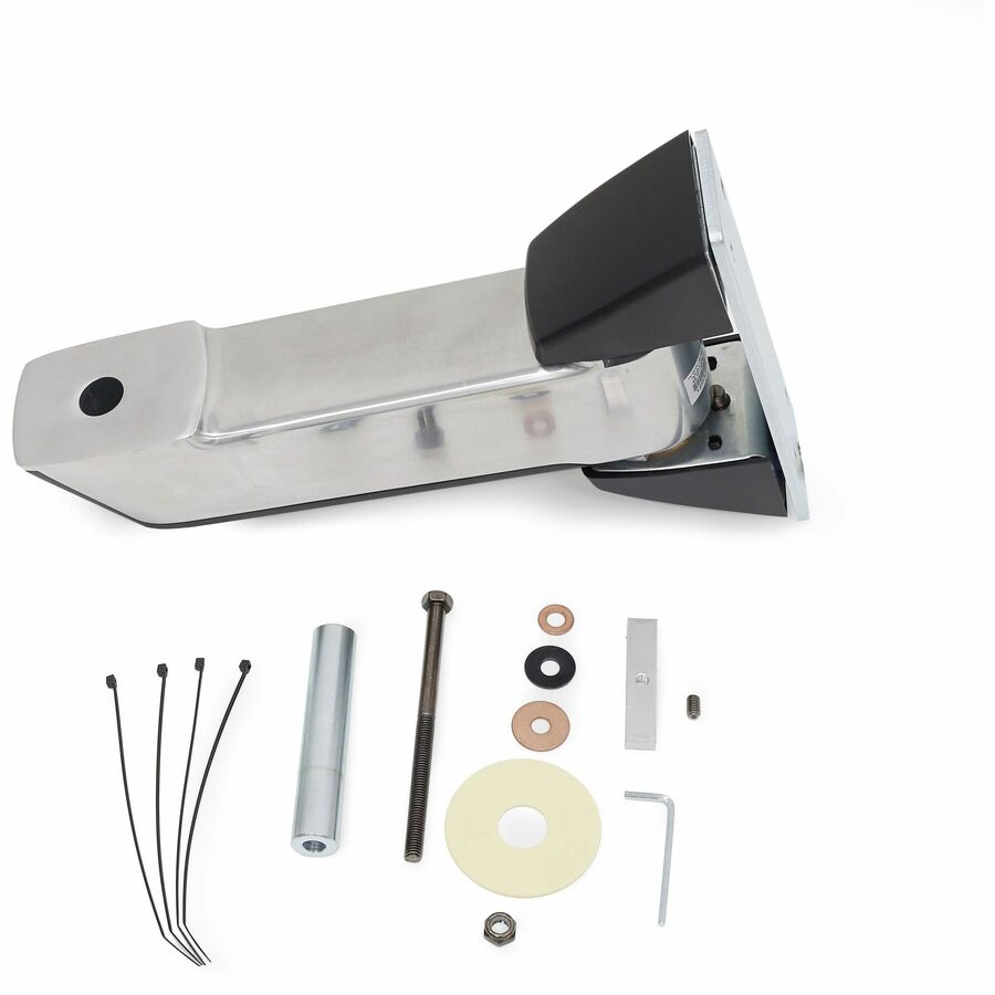 Ergotron SV Sit-Stand Combo Extender Short - Polished Aluminum Mounting Extension for Workstation and Mounting Arms